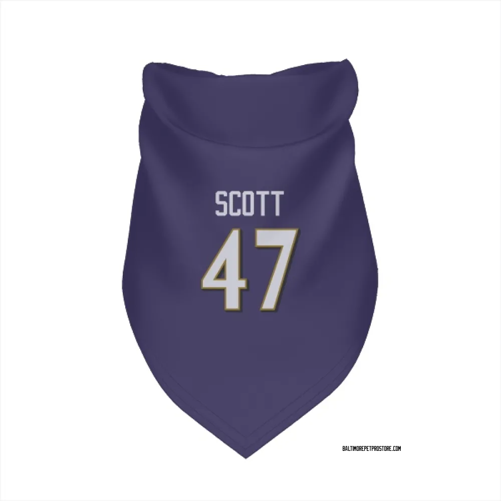 Baltimore Ravens Lucas Scott Purple Pet Bandana for Dog & Cat