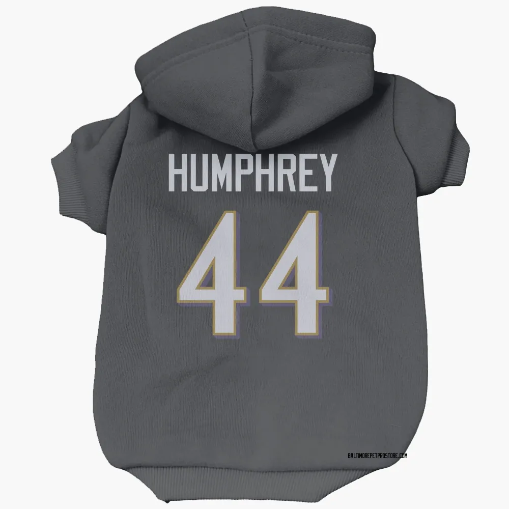 Baltimore Ravens Marlon Humphrey Black Pet Hoodie for Dog & Cat