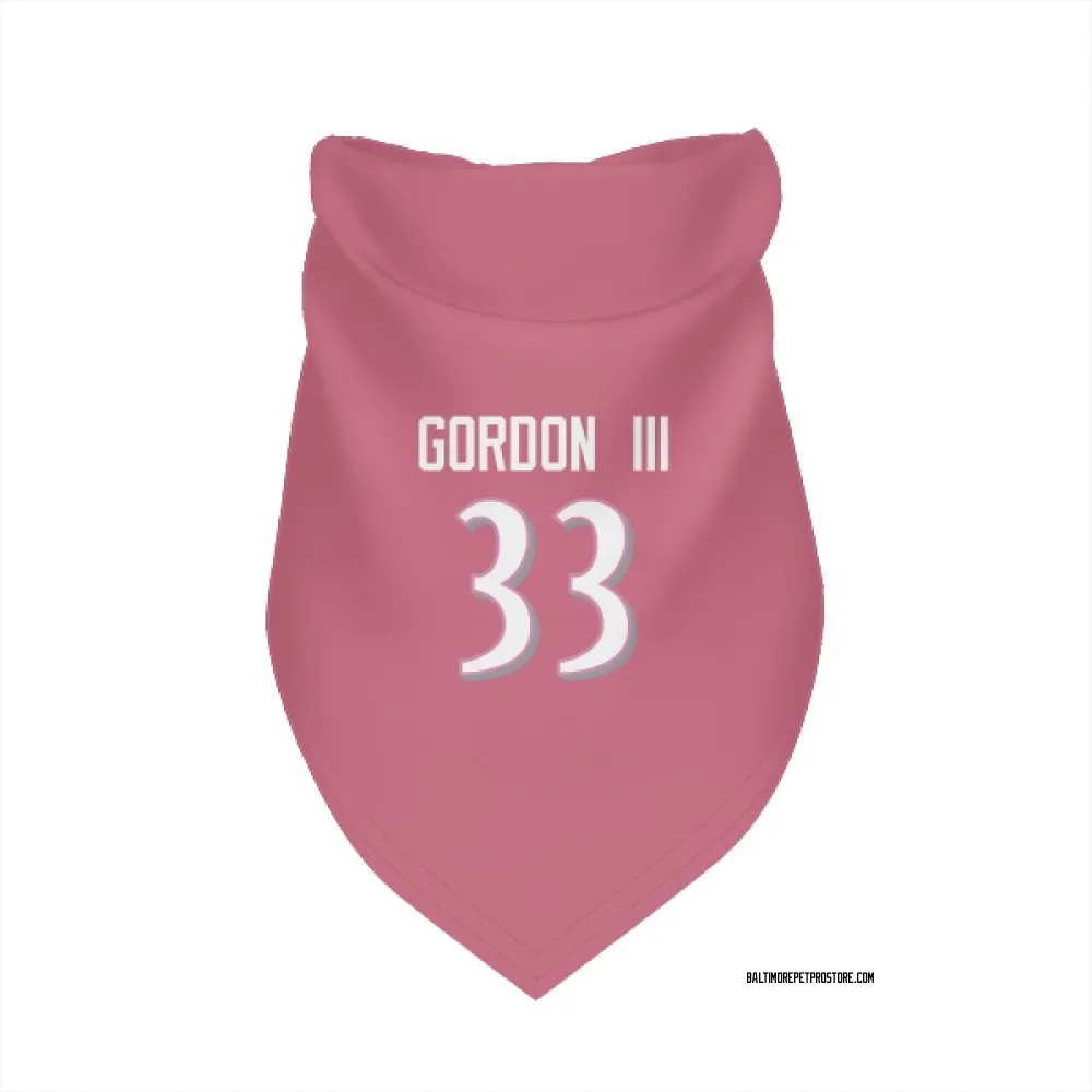 Baltimore Ravens Melvin Gordon III Pink Pet Bandana for Dog & Cat