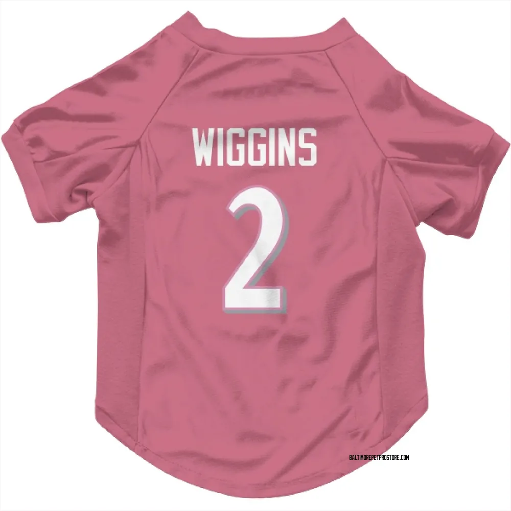 Baltimore Ravens Nate Wiggins Pink Pet Jersey for Dog & Cat