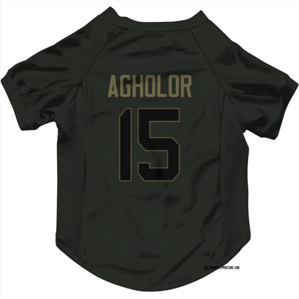 Baltimore Ravens Nelson Agholor Black Service Pet Jersey for Dog & Cat