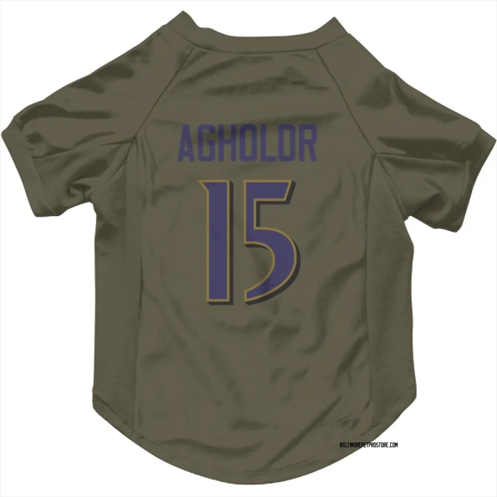 Baltimore Ravens Nelson Agholor Olive Pet Jersey for Dog & Cat