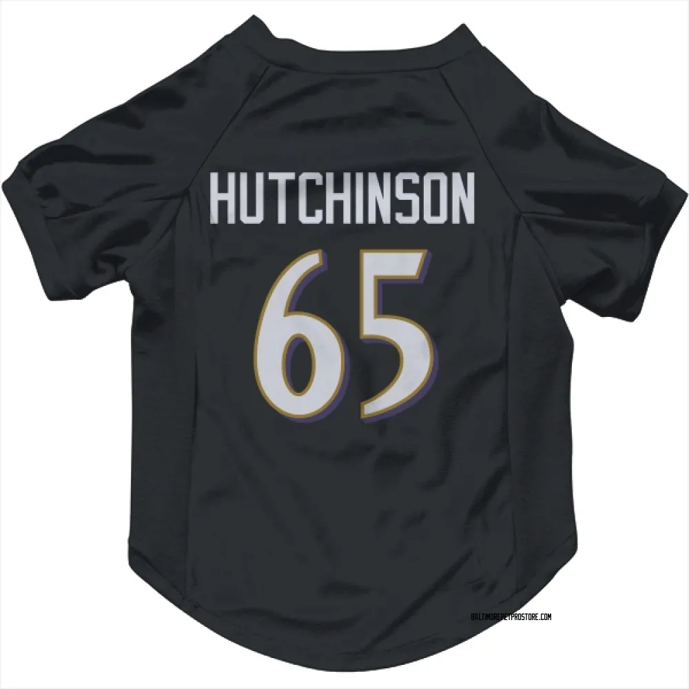 Baltimore Ravens Ozzie Hutchinson Black Pet Jersey for Dog & Cat