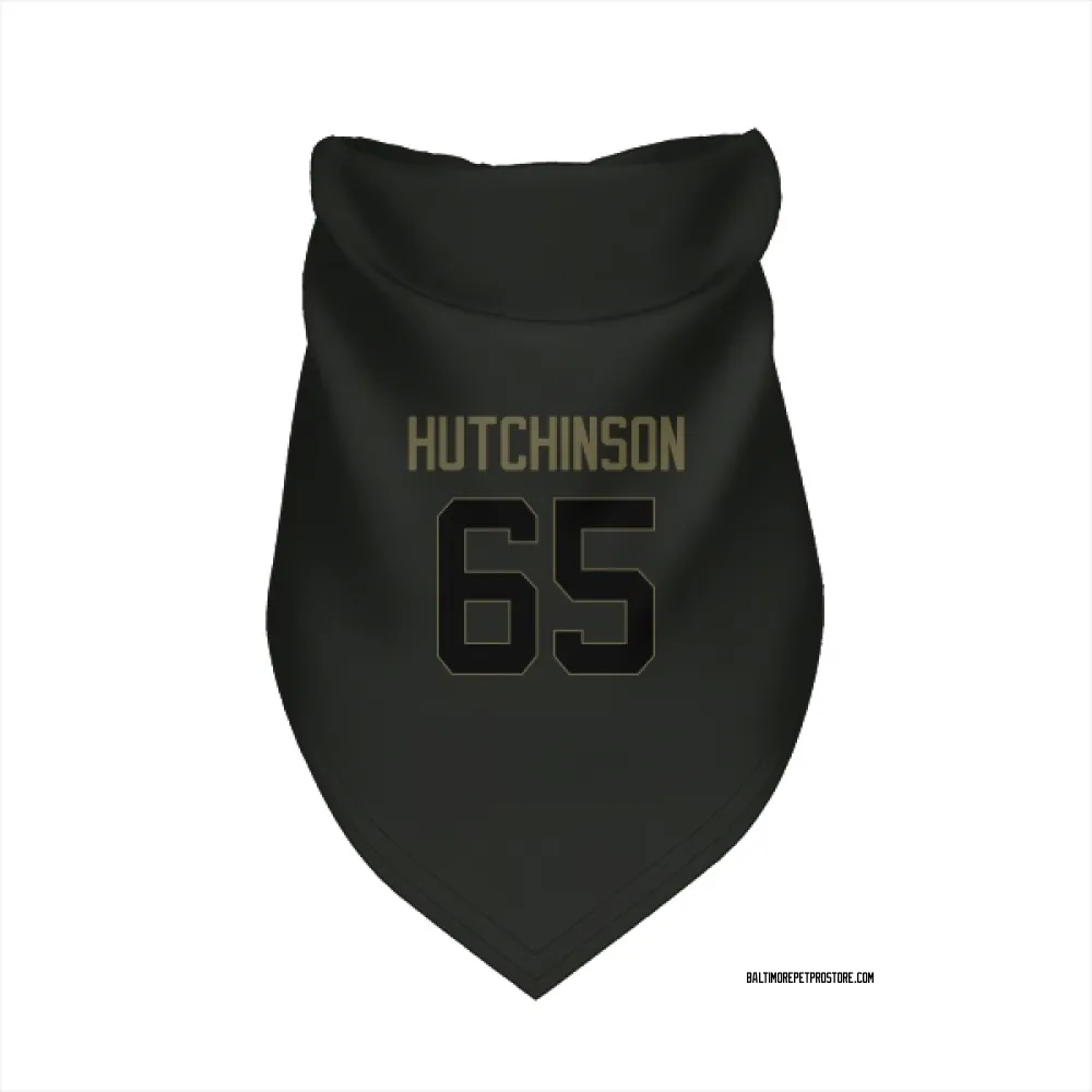 Baltimore Ravens Ozzie Hutchinson Black Service Pet Bandana for Dog & Cat