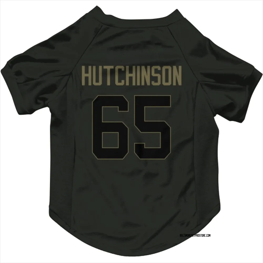 Baltimore Ravens Ozzie Hutchinson Black Service Pet Jersey for Dog & Cat