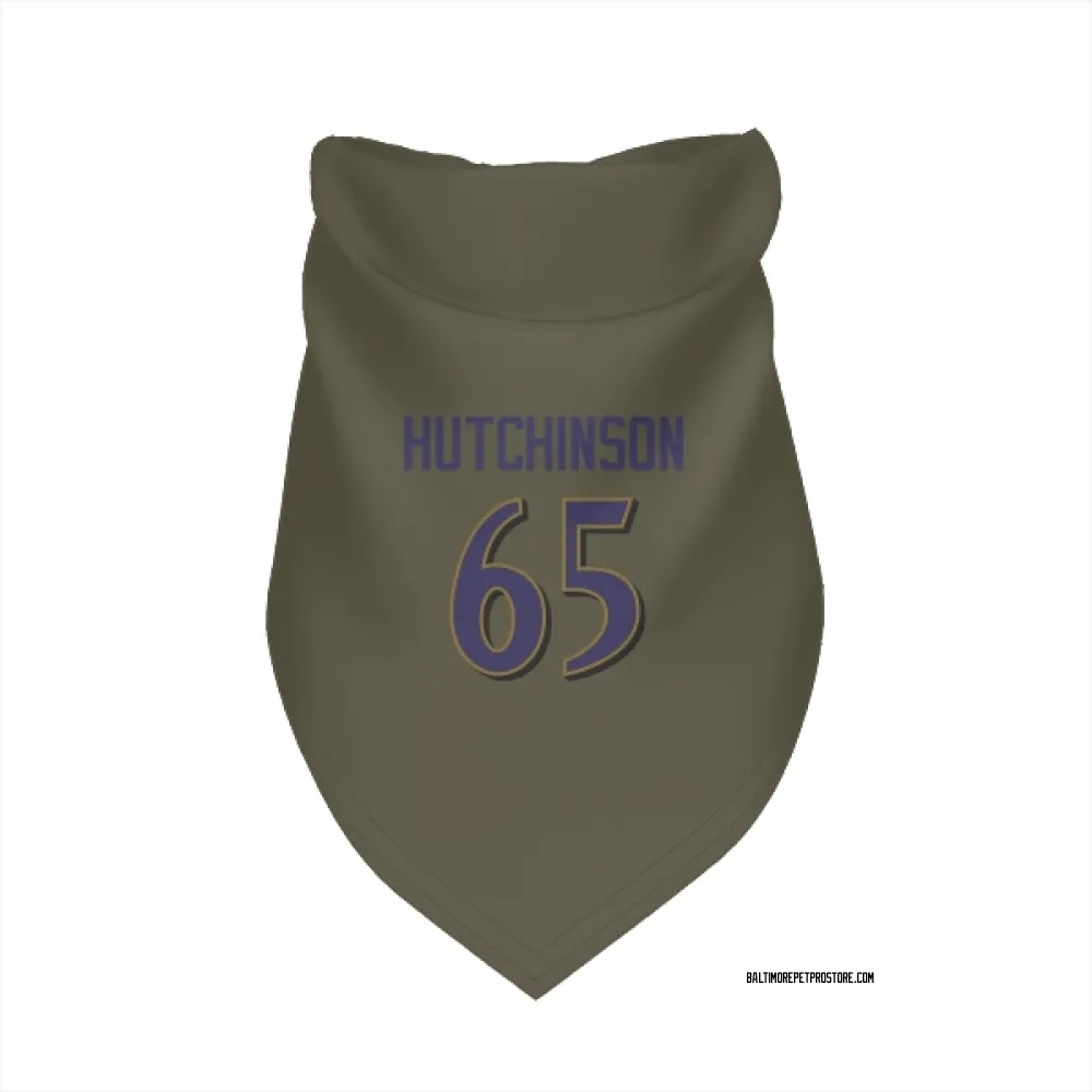 Baltimore Ravens Ozzie Hutchinson Olive Pet Bandana for Dog & Cat