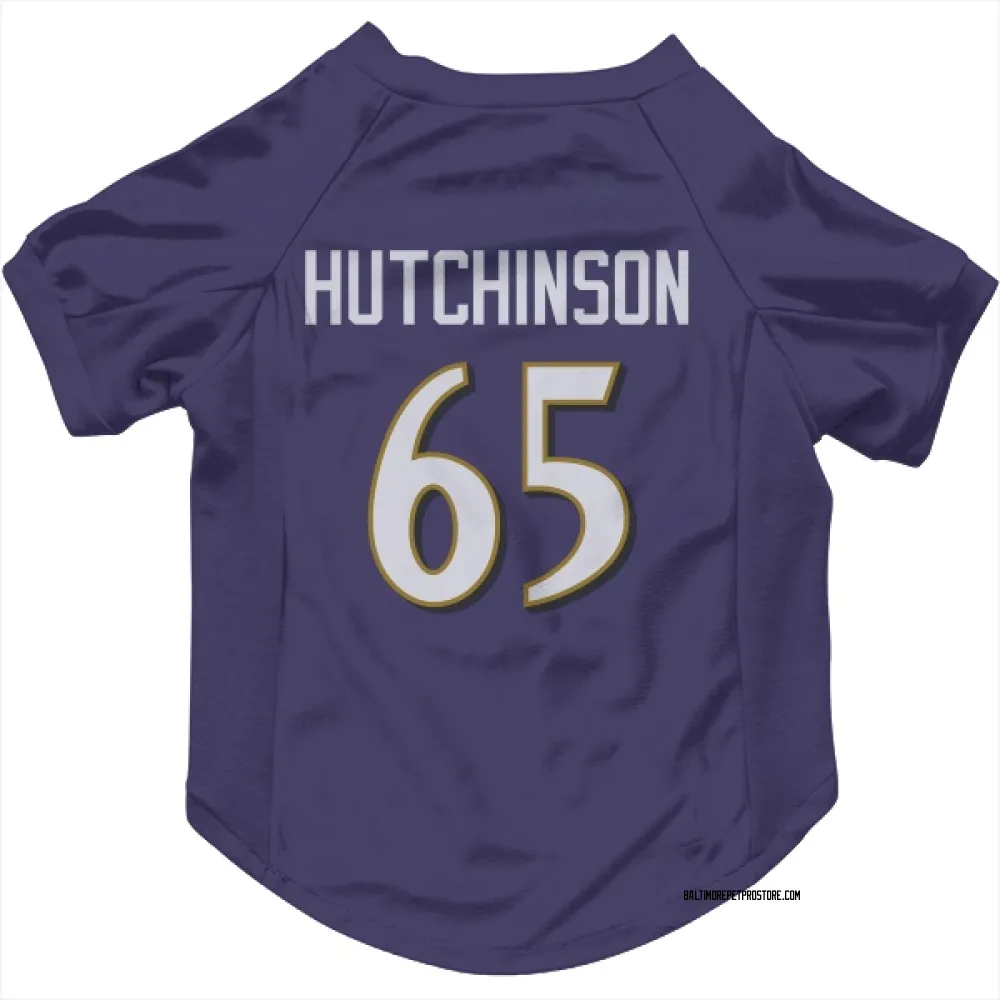 Baltimore Ravens Ozzie Hutchinson Purple Pet Jersey for Dog & Cat