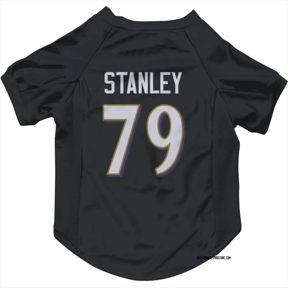 Baltimore Ravens Ronnie Stanley Black Pet Jersey for Dog & Cat