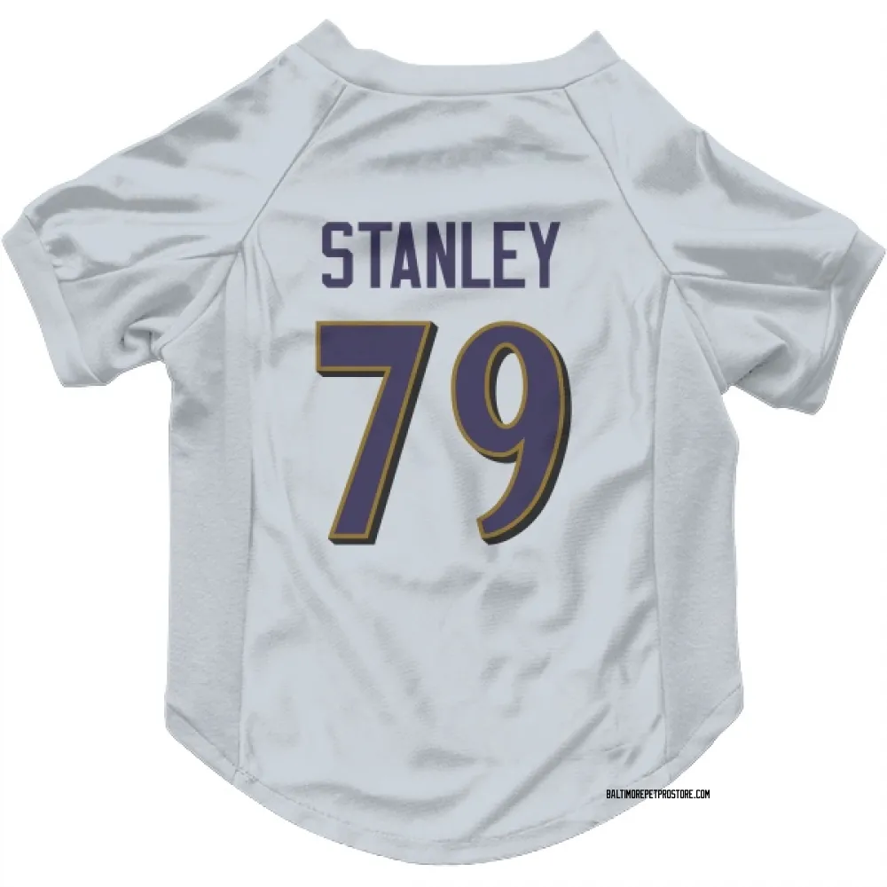 Baltimore Ravens Ronnie Stanley White Pet Jersey for Dog & Cat