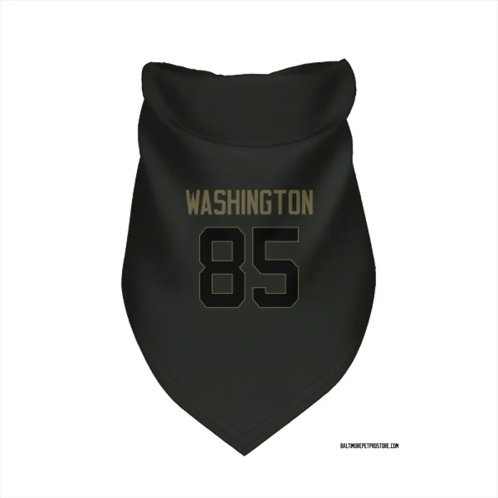 Baltimore Ravens Scotty Washington Black Service Pet Bandana for Dog & Cat