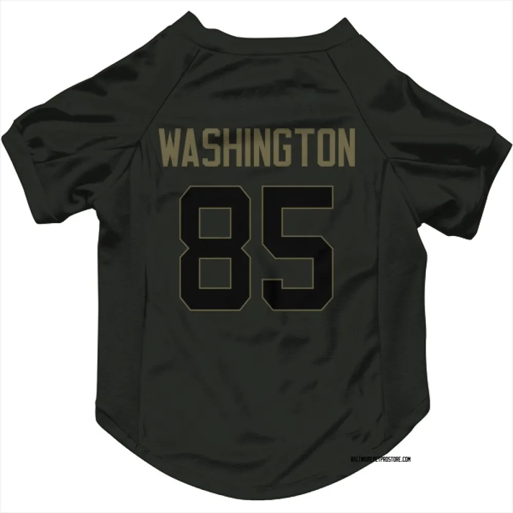 Baltimore Ravens Scotty Washington Black Service Pet Jersey for Dog & Cat