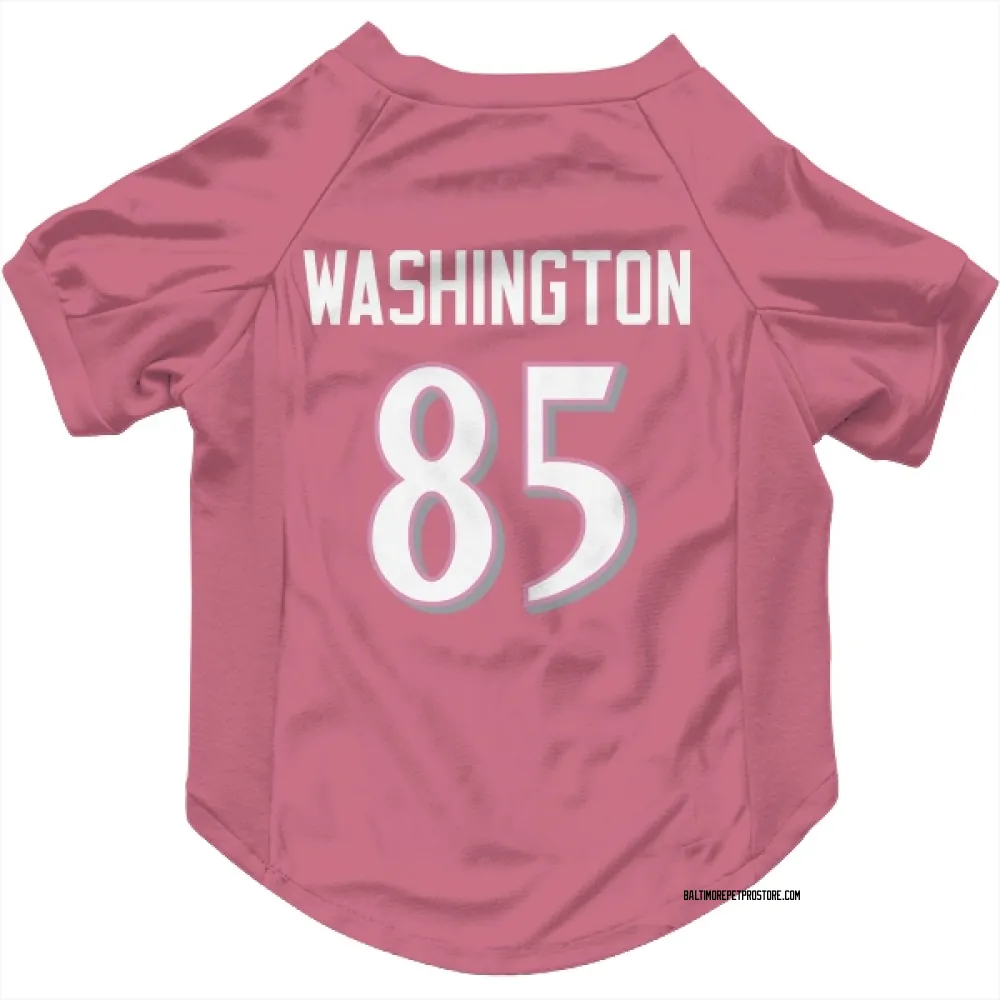 Baltimore Ravens Scotty Washington Pink Pet Jersey for Dog & Cat
