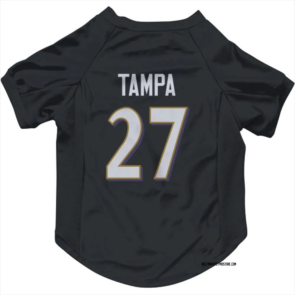 Baltimore Ravens T.J. Tampa Black Pet Jersey for Dog & Cat