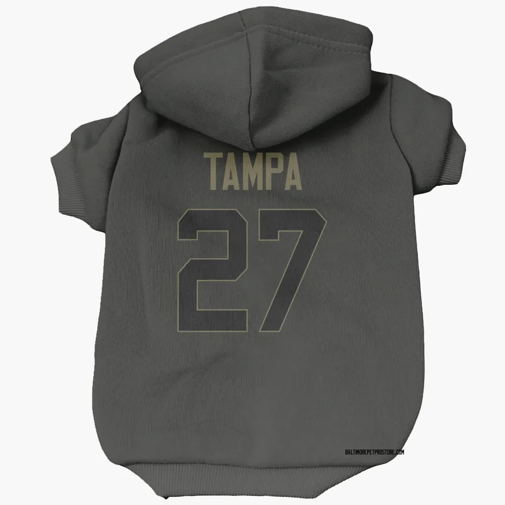 Baltimore Ravens T.J. Tampa Black Service Pet Hoodie for Dog & Cat