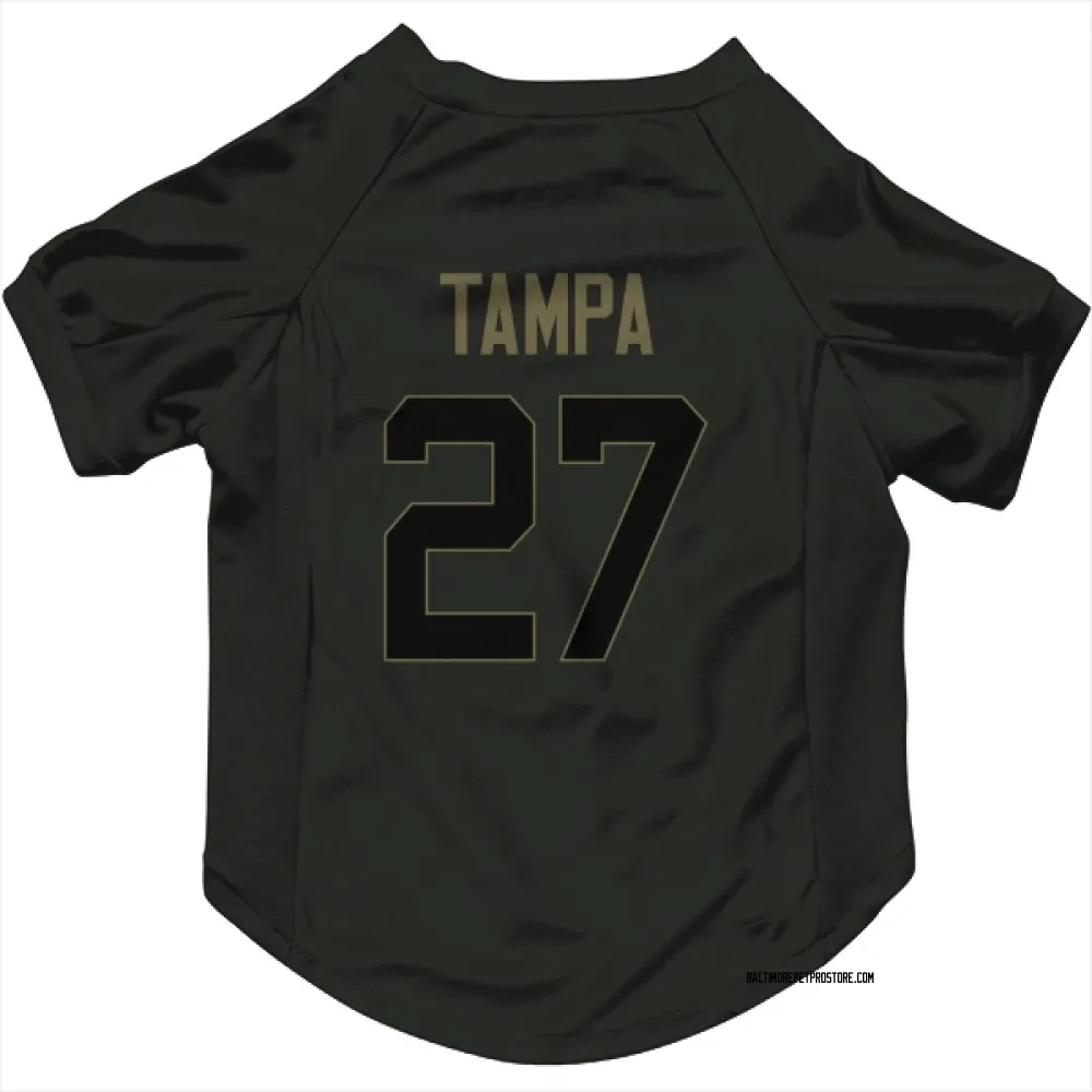 Baltimore Ravens T.J. Tampa Black Service Pet Jersey for Dog & Cat