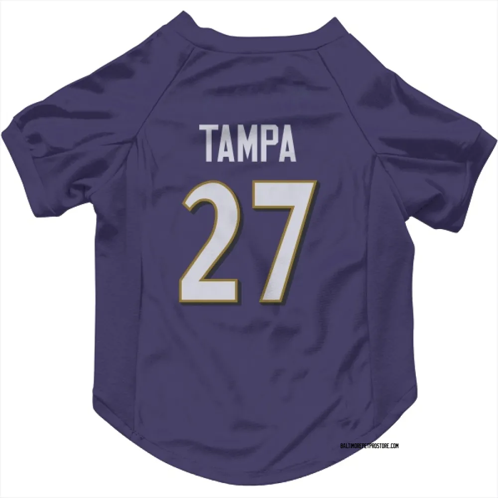 Baltimore Ravens T.J. Tampa Purple Pet Jersey for Dog & Cat