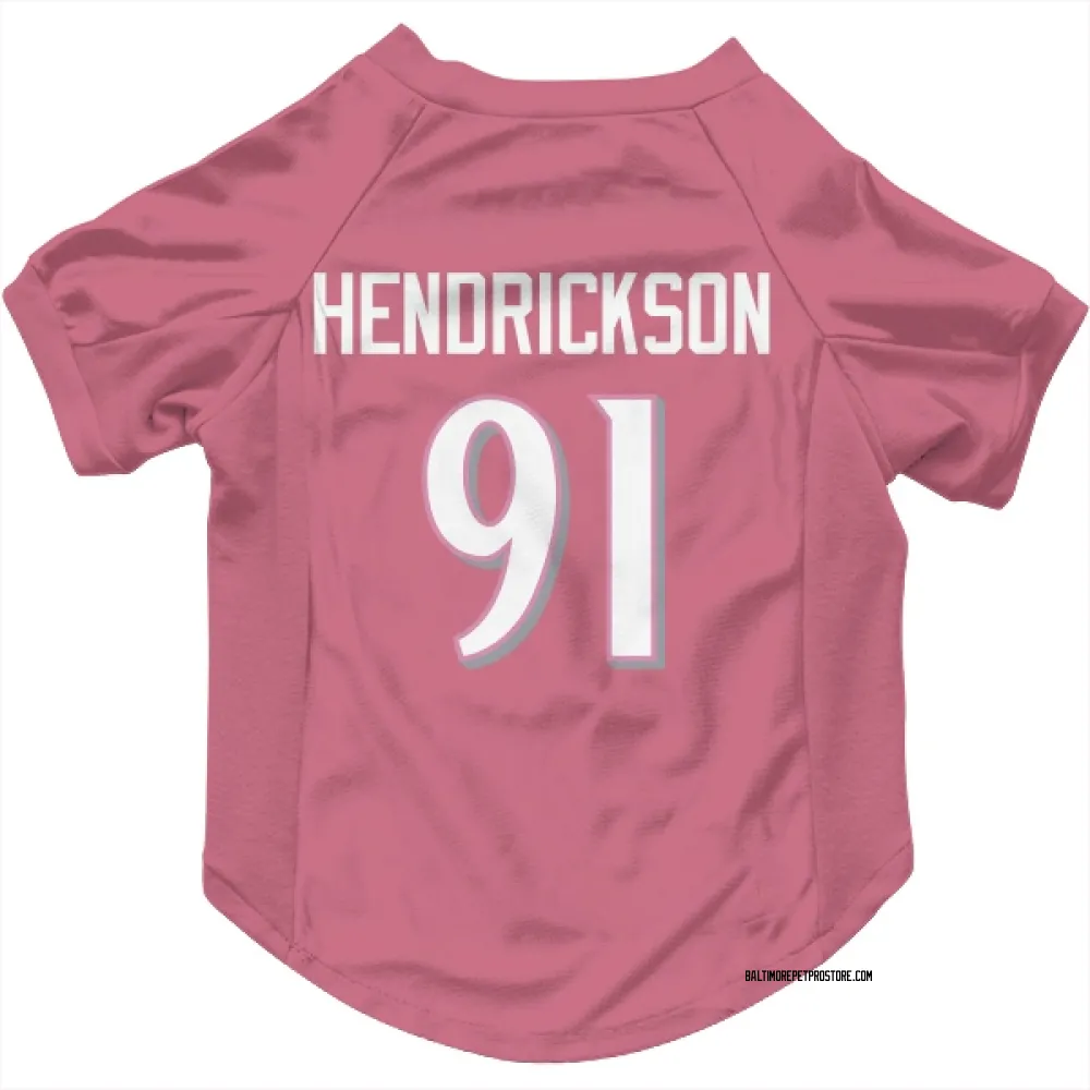 Baltimore Ravens Trey Hendrickson Pink Pet Jersey for Dog & Cat