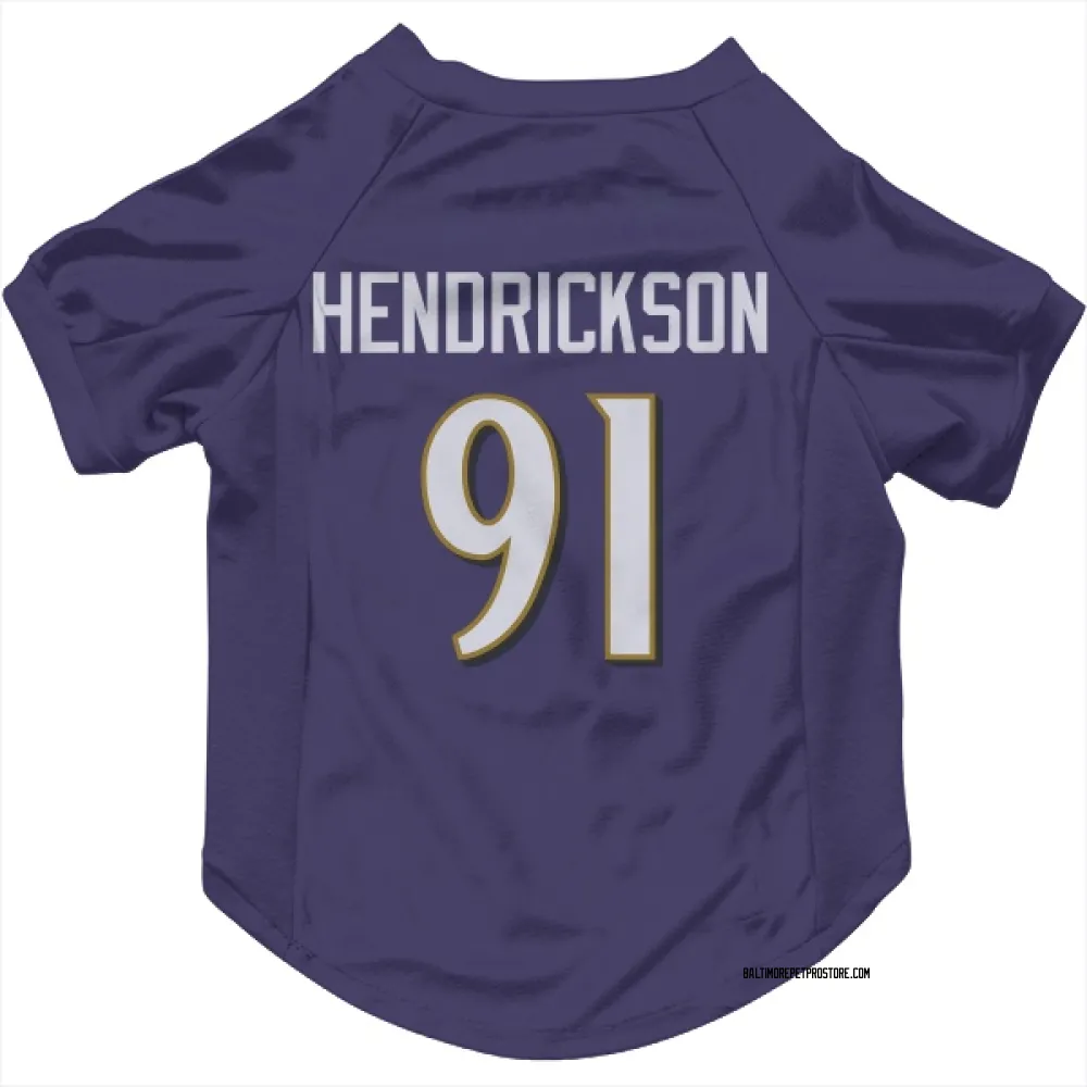 Baltimore Ravens Trey Hendrickson Purple Pet Jersey for Dog & Cat