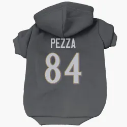 Baltimore Ravens Ty Pezza Black Pet Hoodie for Dog & Cat