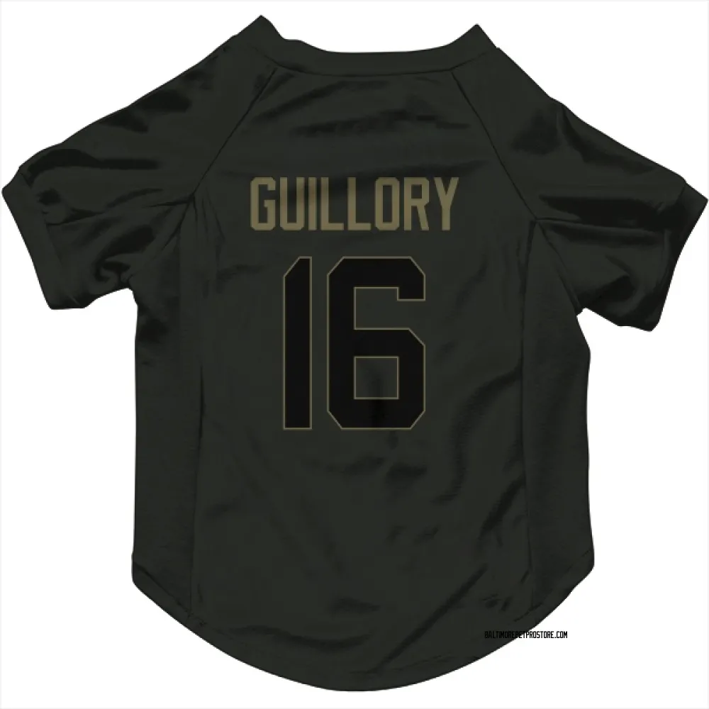 Baltimore Ravens Xavier Guillory Black Service Pet Jersey for Dog & Cat