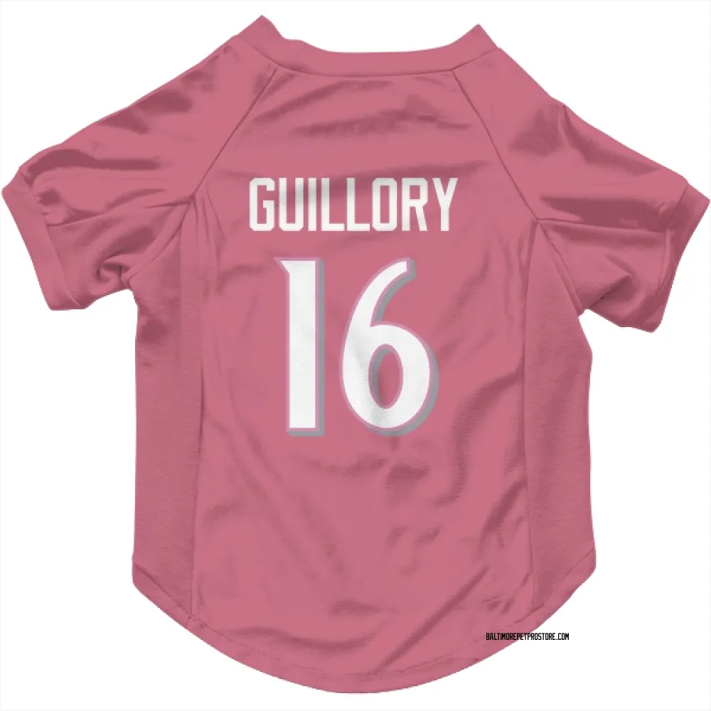 Baltimore Ravens Xavier Guillory Pink Pet Jersey for Dog & Cat