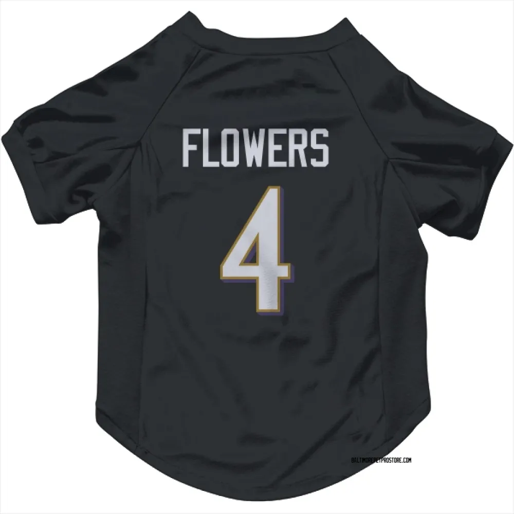 Baltimore Ravens Zay Flowers Black Pet Jersey for Dog & Cat