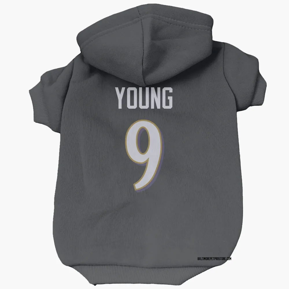 Baltimore Ravens Zion Young Black Pet Hoodie for Dog & Cat