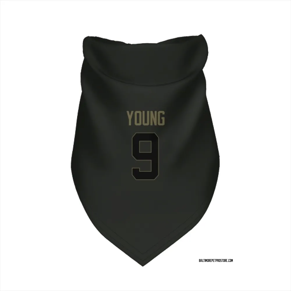 Baltimore Ravens Zion Young Black Service Pet Bandana for Dog & Cat