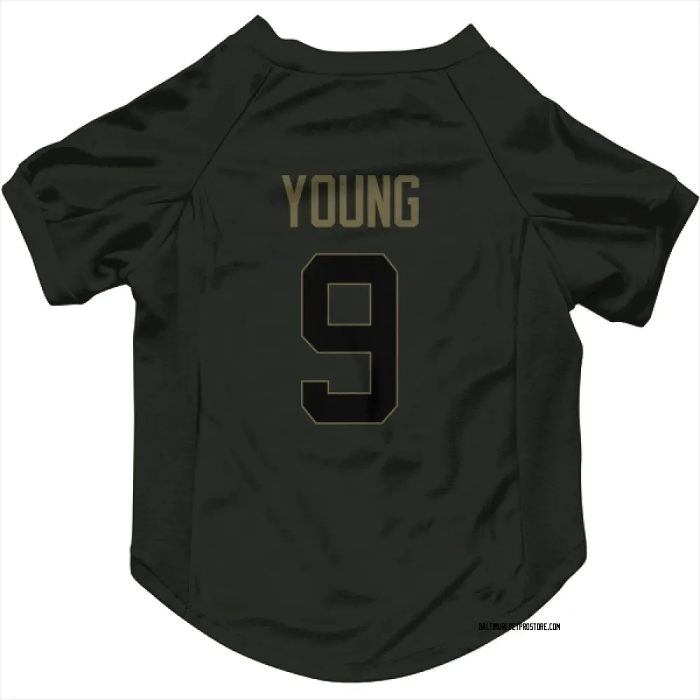 Baltimore Ravens Zion Young Black Service Pet Jersey for Dog & Cat