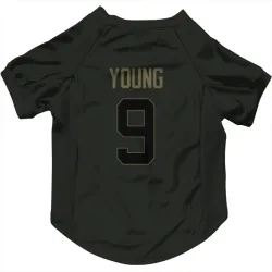 Baltimore Ravens Zion Young Black Service Pet Jersey for Dog & Cat