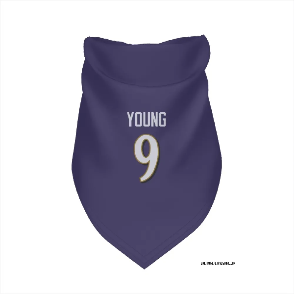 Baltimore Ravens Zion Young Purple Pet Bandana for Dog & Cat