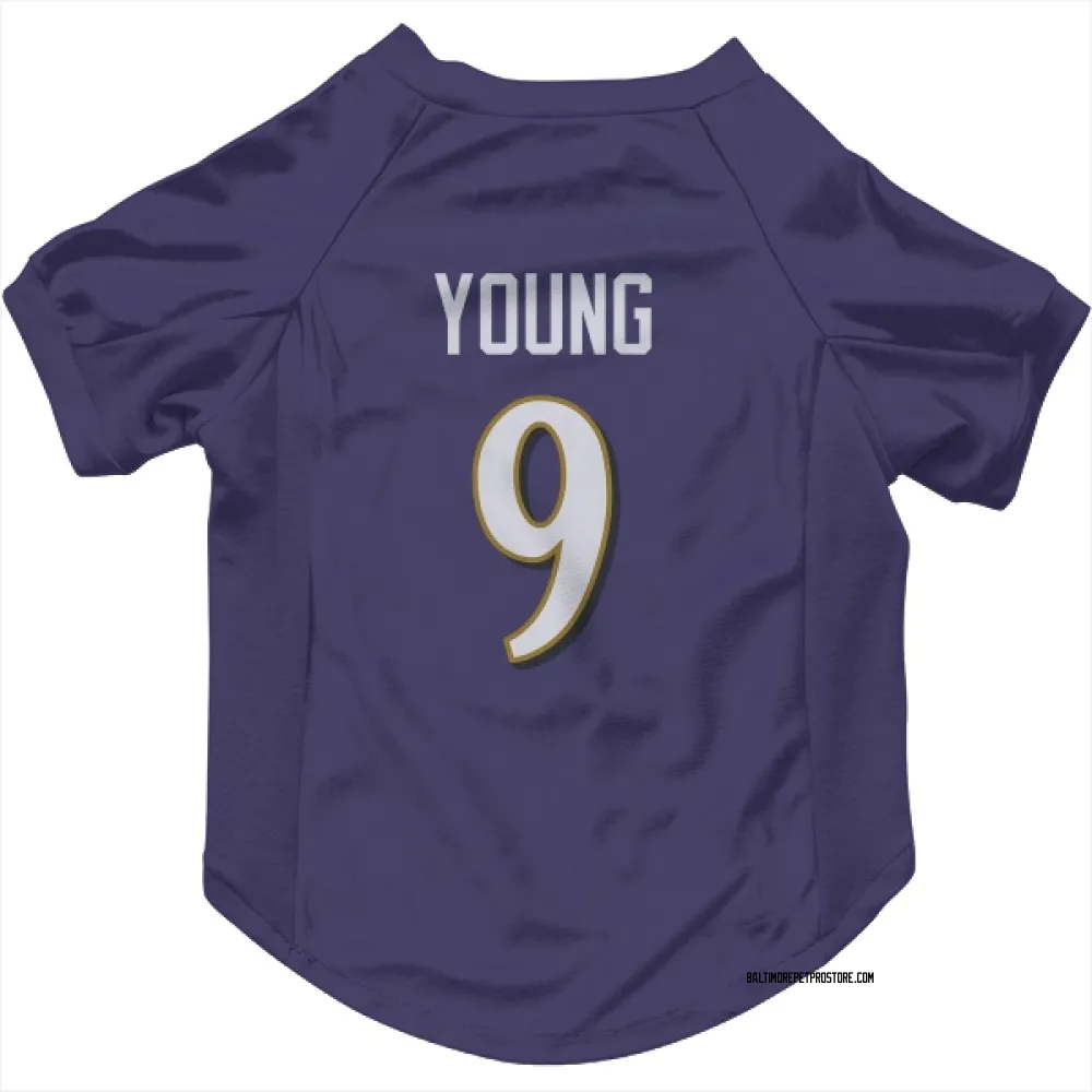 Baltimore Ravens Zion Young Purple Pet Jersey for Dog & Cat
